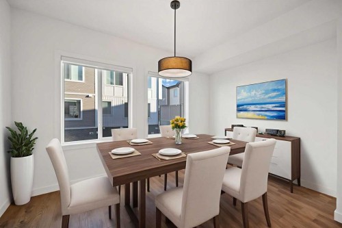 1403-280 Chelsea Road, Chestermere, AB - Indoor Photo Showing Dining Room