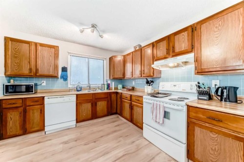 503 Woodbine Boulevard Sw, Calgary, AB - Indoor Photo Showing Kitchen With Double Sink