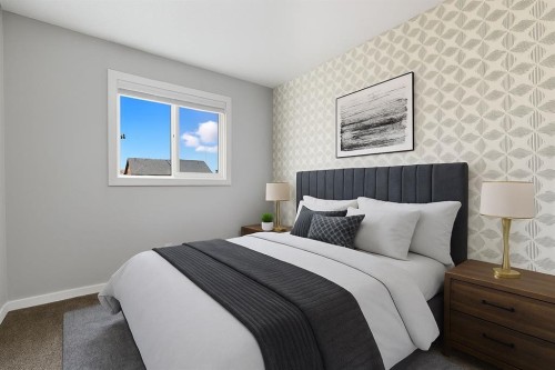 167 Highview Gate Se, Airdrie, AB - Indoor Photo Showing Bedroom