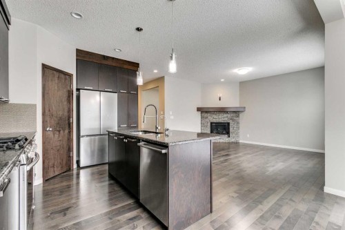 2107 Brightoncrest Green Se, Calgary, AB - Indoor Photo Showing Kitchen With Upgraded Kitchen