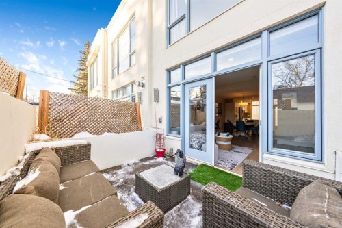 308-1611 28 Avenue Sw, Calgary, AB - Outdoor With Deck Patio Veranda With Exterior