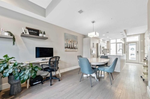 308-1611 28 Avenue Sw, Calgary, AB - Indoor Photo Showing Dining Room
