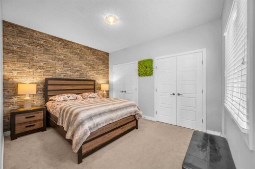17 Cornerstone Manor Ne, Calgary, AB - Indoor Photo Showing Bedroom