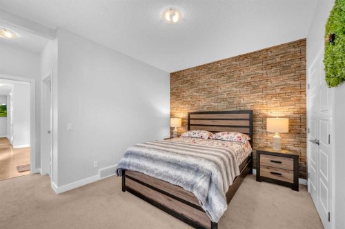 17 Cornerstone Manor Ne, Calgary, AB - Indoor Photo Showing Bedroom