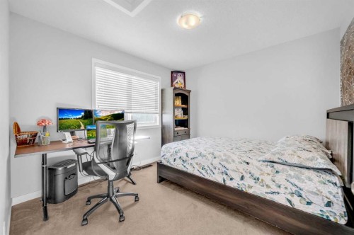 17 Cornerstone Manor Ne, Calgary, AB - Indoor Photo Showing Bedroom