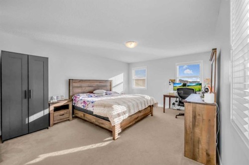 17 Cornerstone Manor Ne, Calgary, AB - Indoor Photo Showing Bedroom