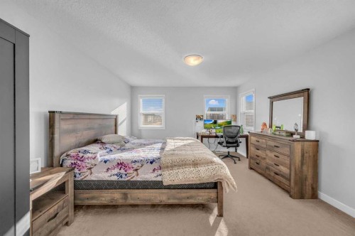 17 Cornerstone Manor Ne, Calgary, AB - Indoor Photo Showing Bedroom