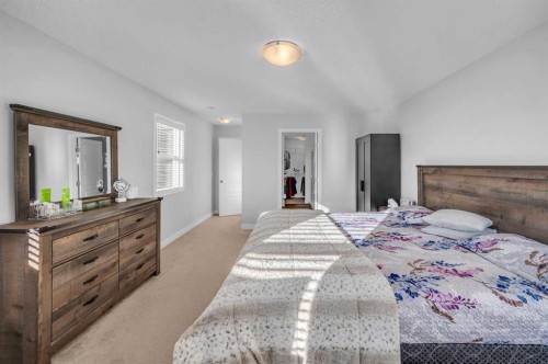 17 Cornerstone Manor Ne, Calgary, AB - Indoor Photo Showing Bedroom