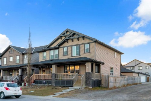 41 Skyview Point Green Ne, Calgary, AB - Outdoor With Deck Patio Veranda With Facade