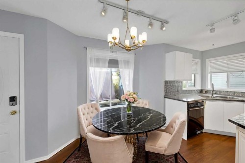73 Hidden Spring Green Nw, Calgary, AB - Indoor Photo Showing Dining Room