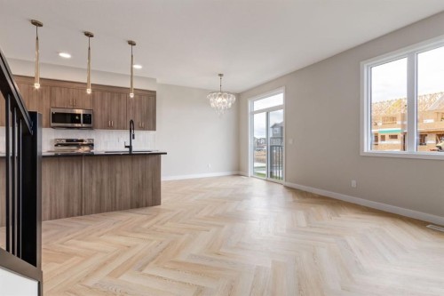 303 Sora Terrace Se, Calgary, AB - Indoor Photo Showing Kitchen