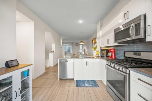 87 Walden Path Se, Calgary, AB - Indoor Photo Showing Kitchen With Upgraded Kitchen