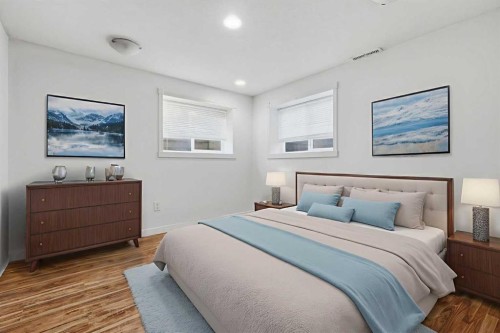 2240 38 Street Se, Calgary, AB - Indoor Photo Showing Bedroom