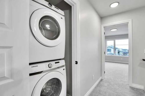 71 Homestead Circle Ne, Calgary, AB - Indoor Photo Showing Laundry Room