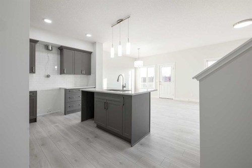 129 Sora Gardens Se, Calgary, AB - Indoor Photo Showing Kitchen