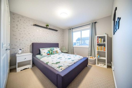 42 Copperfield Point Se, Calgary, AB - Indoor Photo Showing Bedroom