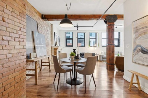 316-220 11 Avenue Se, Calgary, AB - Indoor Photo Showing Dining Room