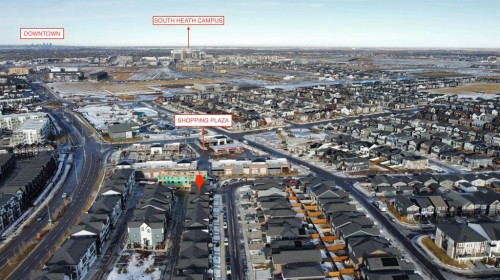 366 Seton Villas Se, Calgary, AB - Outdoor With View