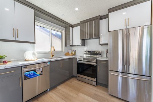 344 Templeview Drive Ne, Calgary, AB - Indoor Photo Showing Kitchen With Stainless Steel Kitchen With Upgraded Kitchen