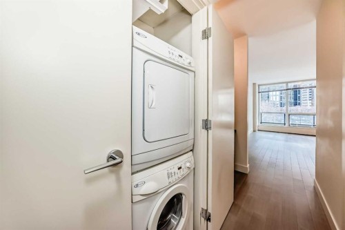 322-222 Riverfront Avenue Sw, Calgary, AB - Indoor Photo Showing Laundry Room