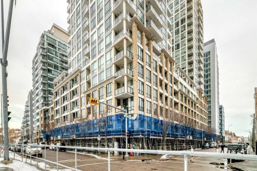 322-222 Riverfront Avenue Sw, Calgary, AB - Outdoor With Balcony With Facade