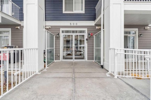 203-500 Auburn Meadows Common Se, Calgary, AB - Outdoor With Balcony