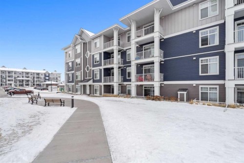 203-500 Auburn Meadows Common Se, Calgary, AB - Outdoor With Balcony With Facade