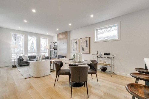 1-440 32 Avenue Nw, Calgary, AB - Indoor Photo Showing Dining Room