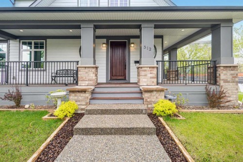 512 Memorial Drive Nw, Calgary, AB - Outdoor With Deck Patio Veranda