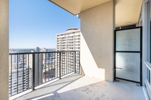 3007-930 6 Avenue Sw, Calgary, AB - Outdoor With Balcony With Exterior