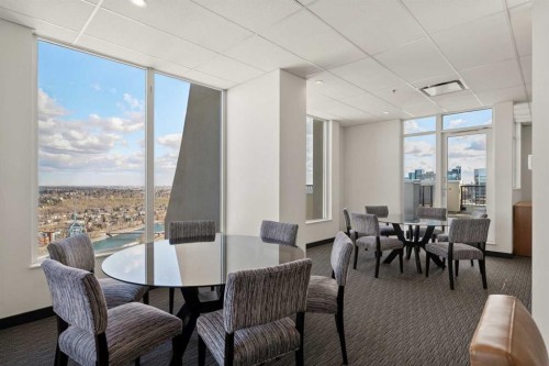 3007-930 6 Avenue Sw, Calgary, AB - Indoor Photo Showing Dining Room