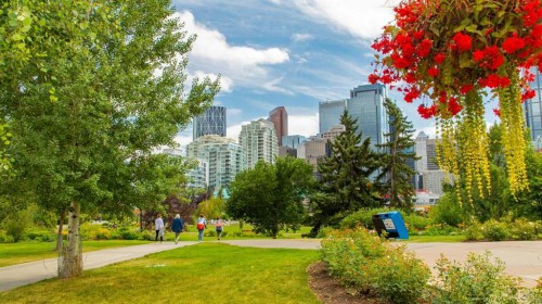 3007-930 6 Avenue Sw, Calgary, AB - Outdoor With View