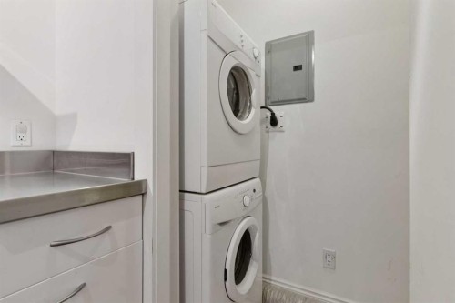 111-1410 2 Street Sw, Calgary, AB - Indoor Photo Showing Laundry Room