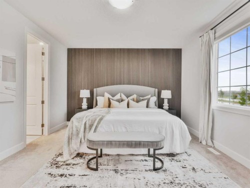 132 Carrington Close Nw, Calgary, AB - Indoor Photo Showing Bedroom