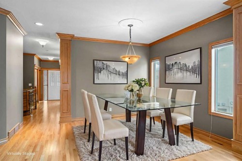 12 Prominence Point Sw, Calgary, AB - Indoor Photo Showing Dining Room