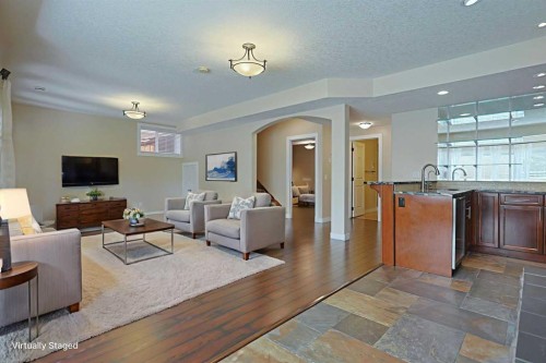 55 Tuscany Estates Drive Nw, Calgary, AB - Indoor Photo Showing Living Room