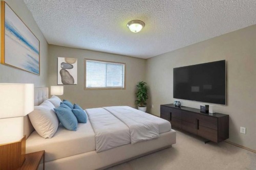 102 Coventry Crescent Ne, Calgary, AB - Indoor Photo Showing Bedroom