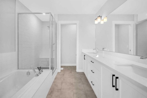 239 Chelsea  Park, Chestermere, AB - Indoor Photo Showing Bathroom