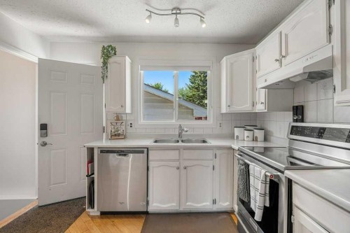 159 Rundlehorn Crescent Ne, Calgary, AB - Indoor Photo Showing Kitchen With Double Sink