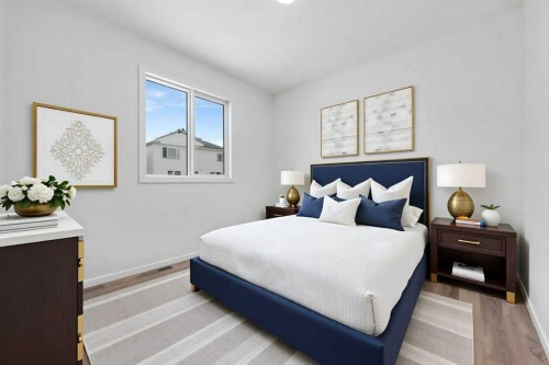 2040 Carrington Boulevard Nw, Calgary, AB - Indoor Photo Showing Bedroom