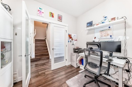 69 Sundown Grove, Cochrane, AB - Indoor Photo Showing Office