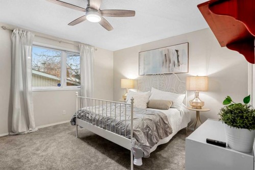 13127 Lake Crimson Drive Se, Calgary, AB - Indoor Photo Showing Bedroom