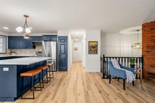 13127 Lake Crimson Drive Se, Calgary, AB - Indoor Photo Showing Kitchen With Upgraded Kitchen