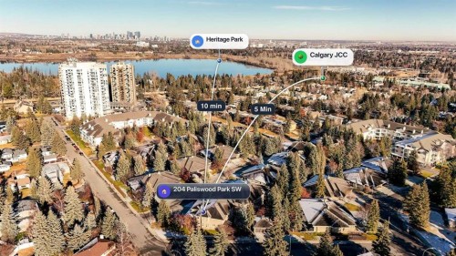 204 Paliswood Park Sw, Calgary, AB - Outdoor With View