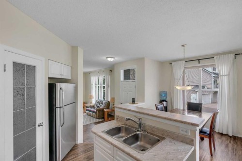 117 Mckenzie Towne Gate Se, Calgary, AB - Indoor Photo Showing Kitchen With Double Sink