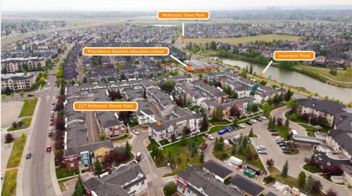 117 Mckenzie Towne Gate Se, Calgary, AB - Outdoor With View