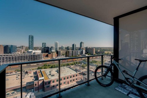 1501-1122 3 Street Se, Calgary, AB - Outdoor With Balcony With View