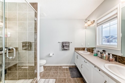 570 River Heights Crescent, Cochrane, AB - Indoor Photo Showing Bathroom