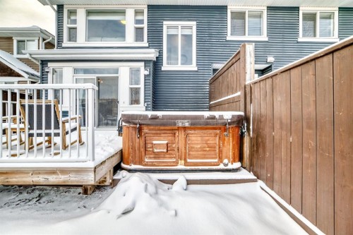 570 River Heights Crescent, Cochrane, AB - Outdoor With Deck Patio Veranda