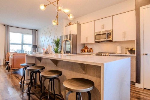9021 46 Street Ne, Calgary, AB - Indoor Photo Showing Kitchen With Upgraded Kitchen
